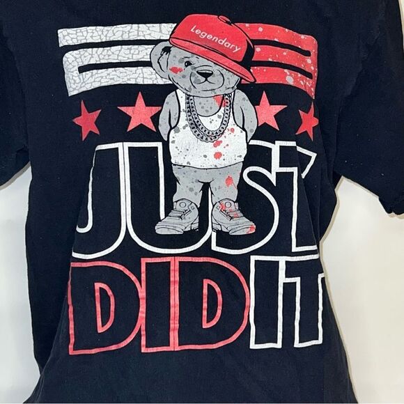 Bailey Apparel ~ Take That ~ Graphic Tee ~ Black ~ XL ~ “Just Did It” - Picture 2 of 5